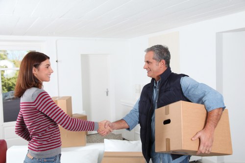 Careful loading of furniture for a Wandsworth move