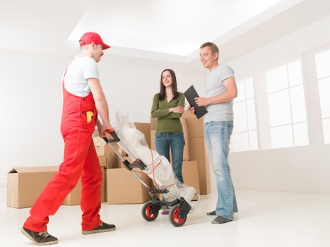 Encrypted payment confirmation for removals service