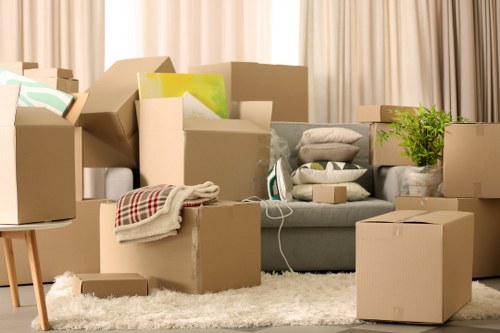 Moving van serving customers across Wandsworth
