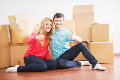 Careful furniture handling during a home relocation in Wandsworth