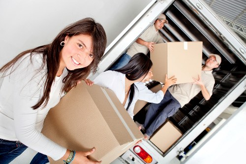 Business relocation transport with a removal van in Wandsworth
